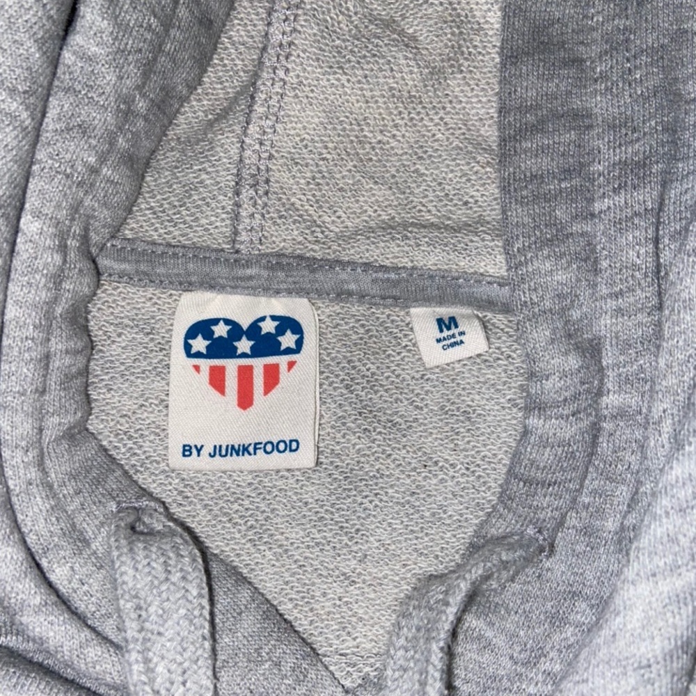 grey cropped sweatshirt